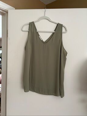 Maurices Olive V-Neck Sleeveless Cami